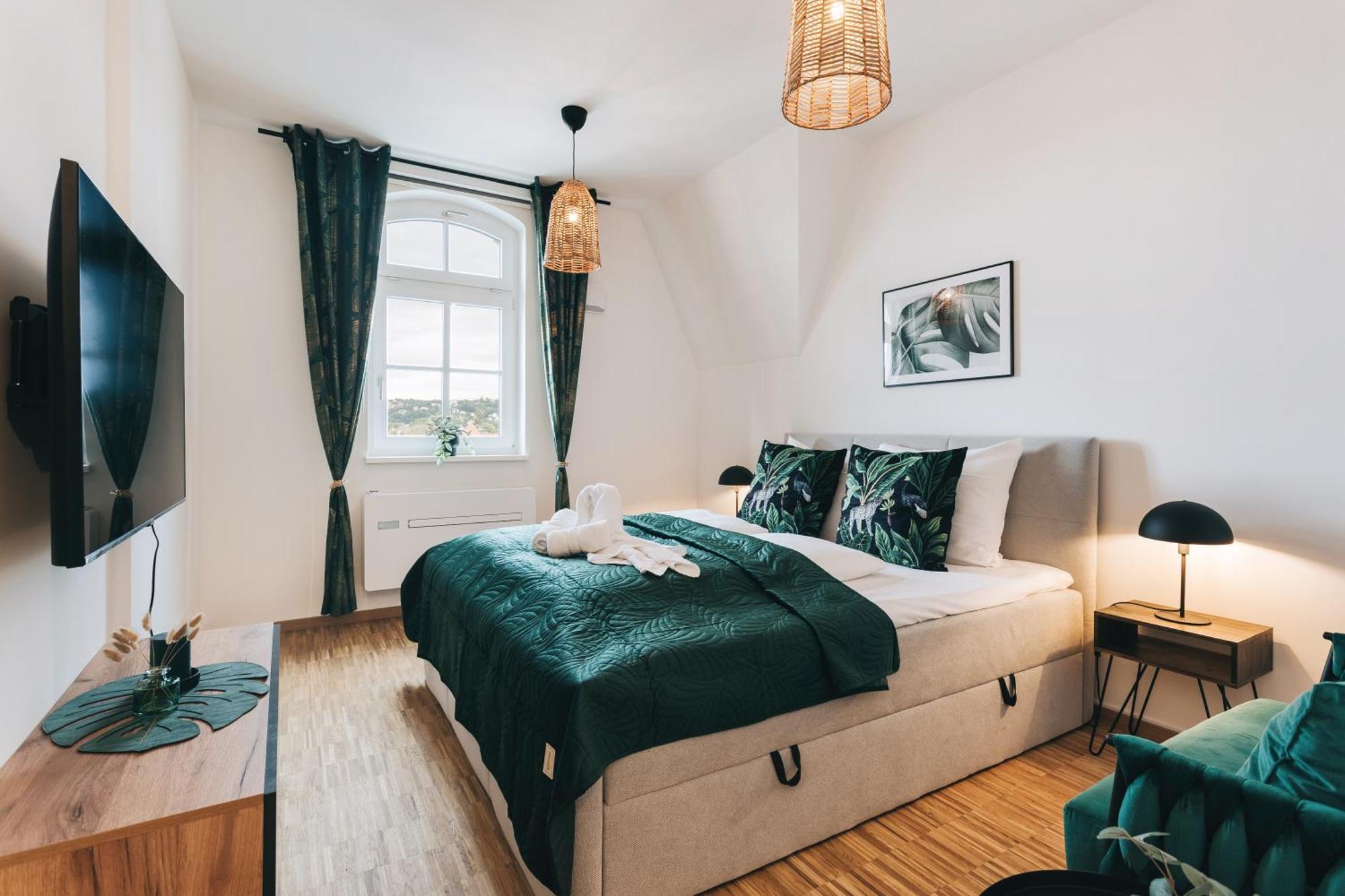 Oasis Appart - Wohnen In Dresden - Netflix - Tiefgarage - Dachterrasse Buitenkant foto