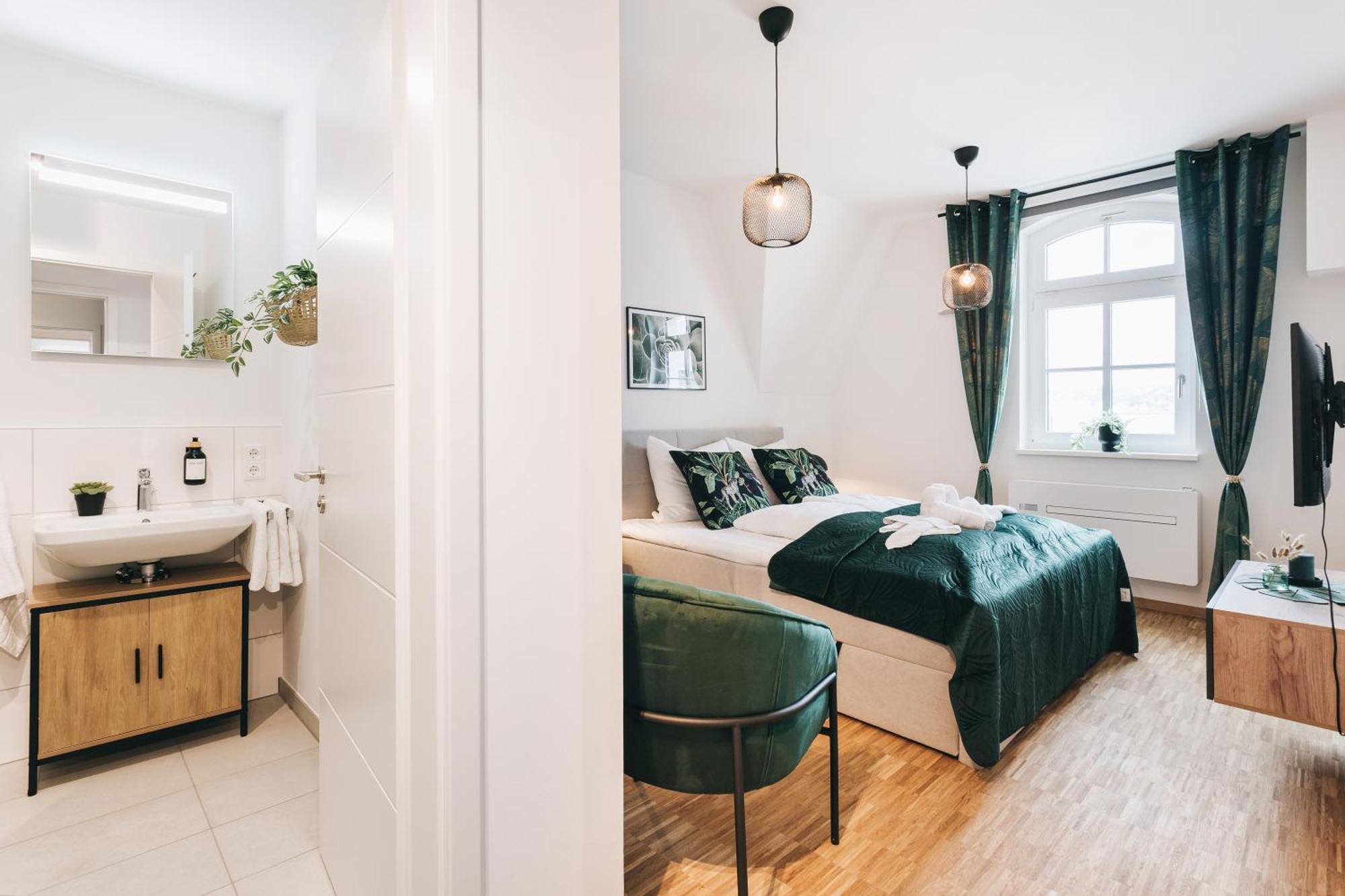 Oasis Appart - Wohnen In Dresden - Netflix - Tiefgarage - Dachterrasse Kamer foto